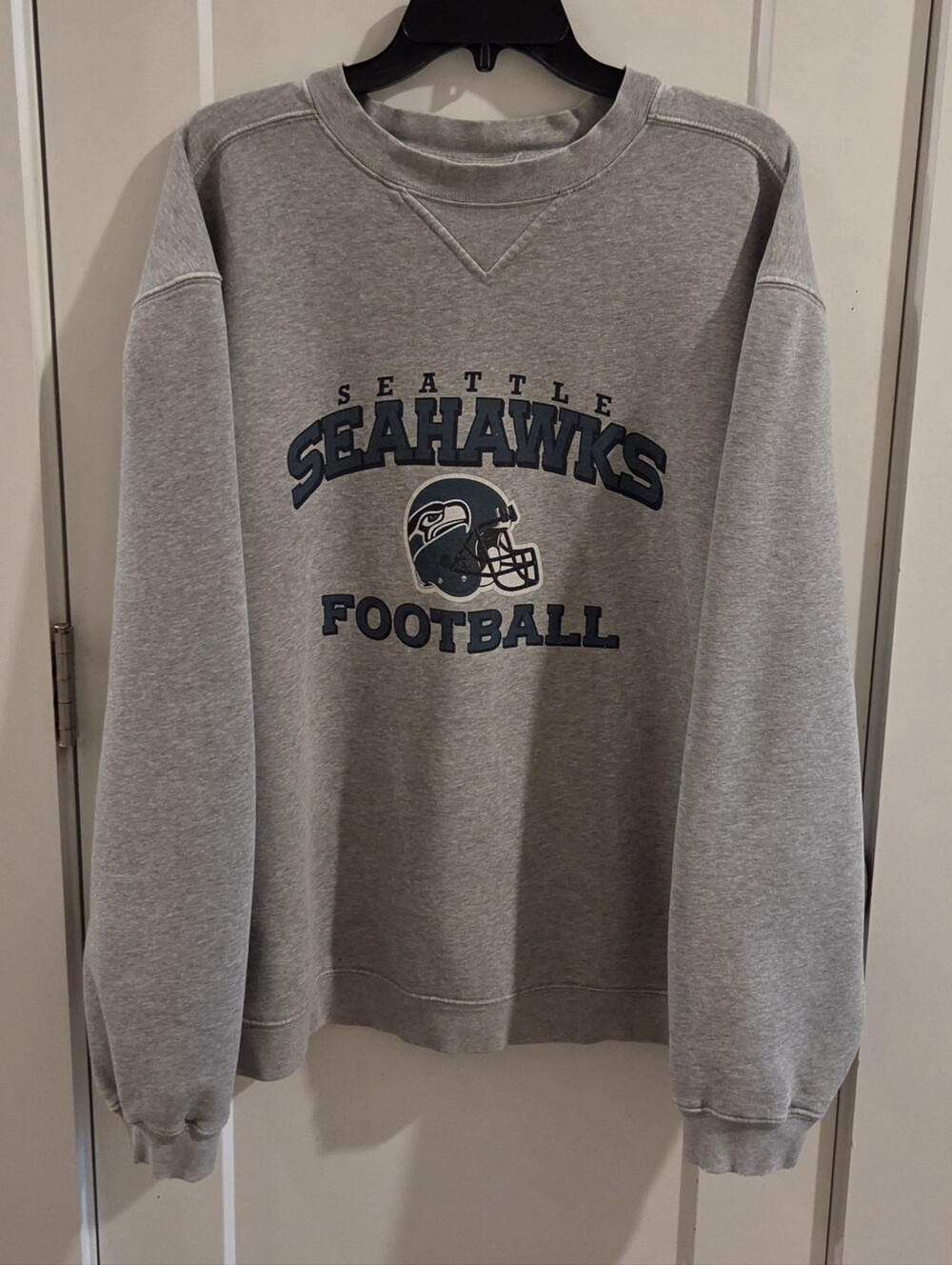 Vintage Reebok Seattle Seahawks Football Crewneck Sweatshirt - Oversized Large